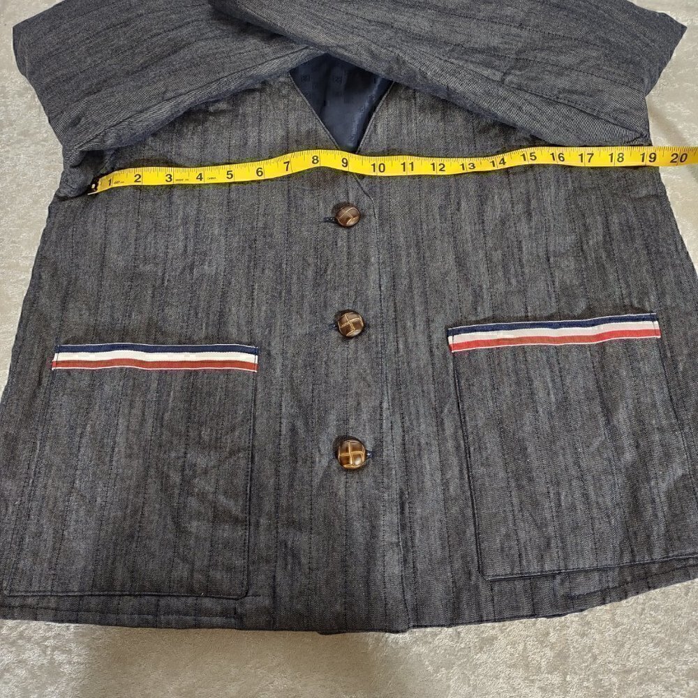 Salon De Magni Blue Blazer (Denim) Jacket See Pictures For Size Estimate - Picture 13 of 14